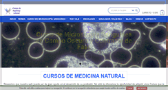 Desktop Screenshot of cursos-de-medicina-natural.com