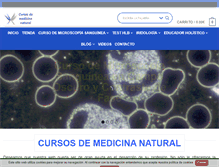 Tablet Screenshot of cursos-de-medicina-natural.com
